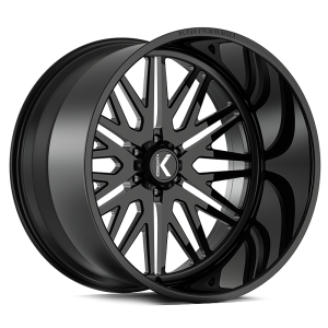26″ KG1 FORGED WHEELS GUILTTRIP KF115 GLOSS BLACK FINISH RIMS