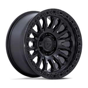 20″ FUEL WHEELS FC857 RINCON SBL MATTE BLACK GLOSS BLACK LIP OFF-ROAD RIMS