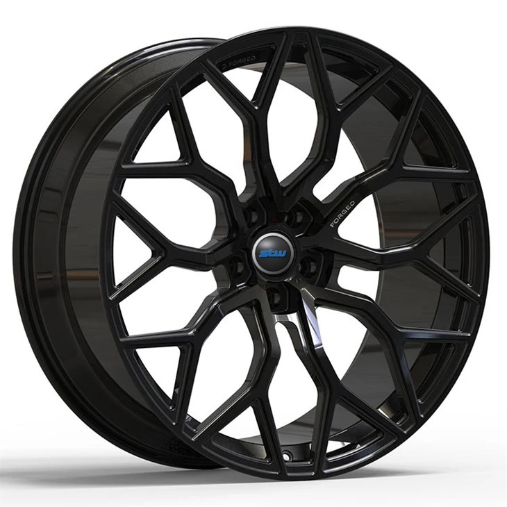 23x10.5 ET18/PCD 5x112/CB 66.6 Gloss Black Machined Face For Audi Q8