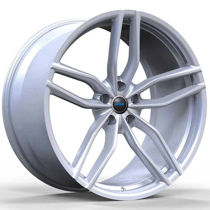 20 21 1-PC Custom Forged Alloy Wheel Rims In Silver , Made Of 6061 T 6 Aluminum Alloy , For Ford Range