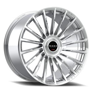 26″ KOKO KUTURE WHEELS URFA CHROME FINISH FLOW FORMED RIMS