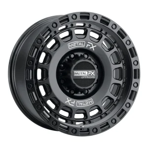 20″ METAL FX OFF-ROAD WHEELS HITMAN TRUCK SATIN BLACK FINISH RIMS