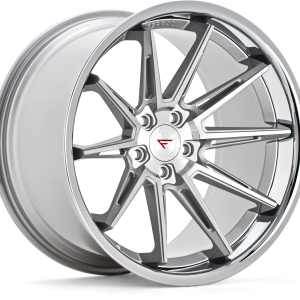 19″ FERRADA WHEELS CM2 SILVER MACHINED CHROME LIP FINISH RIMS