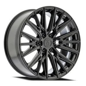 22″ ARENA WHEELS CO A124 FINESSE GLOSS GUNMETAL BRUSHED FACE OFF-ROAD RIMS