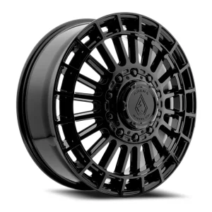20″ ARENA WHEELS CO A151 BLAZE DUALLY GLOSS BLACK OFF-ROAD RIMS