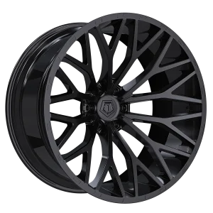 22″ TIS WHEELS 566B GLOSS BLACK FINISH RIMS