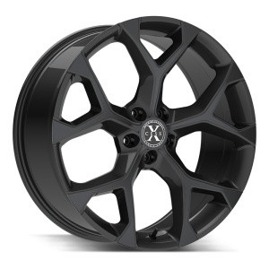 20″ XCESS WHEELS X05 5 FLAKE GLOSS BLACK FINISH RIMS
