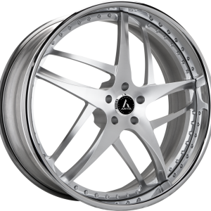 20″ ARTIS FORGED WHEELS BAVARIA BRUSHED SILVER FACE CHROME LIP FINISH