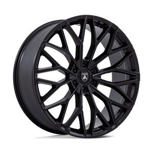 26″ ASANTI BLACK LABEL WHEELS MOGUL 6 MATTE BLACK FINISH RIMS