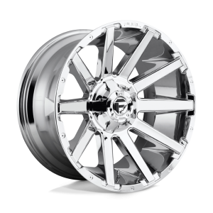 20″ FUEL WHEELS D614 CONTRA CHROME OFF-ROAD RIMS