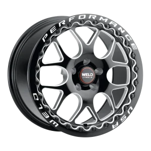 18″ WELD SOLANA BEADLOCK GLOSS BLACK MILLED