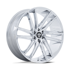 24″ DUB WHEELS BLAZE DC275 CHROME FINISH RIMS