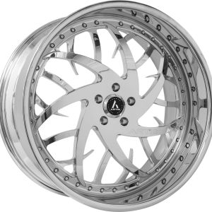 19″ ARTIS FORGED WHEELS HARLEM FULL CHROME FINISH