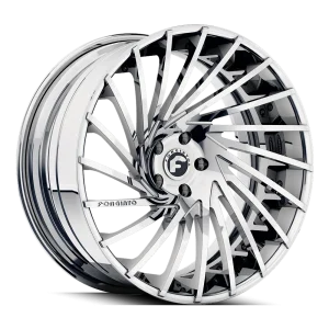22″ FORGIATO WHEELS VENTOSO-ECL CHROME FORGED FINISH RIMS