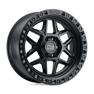 18″ BLACK RHINO WHEELS KELSO MATTE BLACK FINISH BLACK BOLTS OFF-ROAD RIMS
