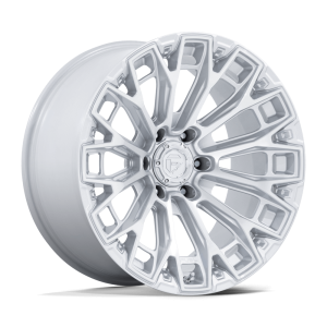 18″ FUEL WHEELS FC882 TRAX GLOSS SILVER WITH MACHINED FACE OFF-ROAD RIMS