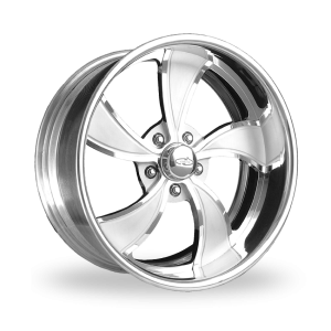 17″ INTRO WHEELS TWISTED VISTA EXPOSED POLISHED FINISH RIMS
