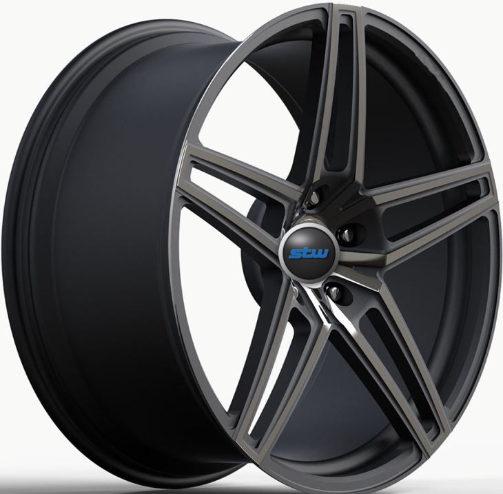 Gloss Black Milling Windows forged Wheel Rims