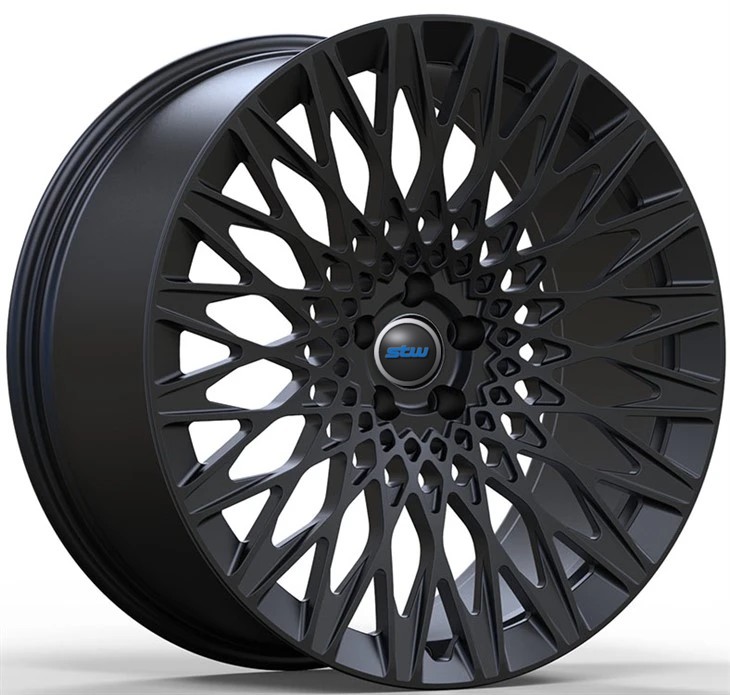 Black Multi-Spoke Tuning Style Custom 1-PC Forged Rims For Range-Rover Sport