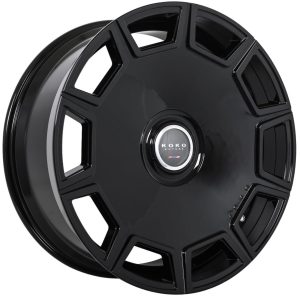 24″ KOKO KUTURE WHEELS SICILY GLOSS BLACK FINISH RIMS
