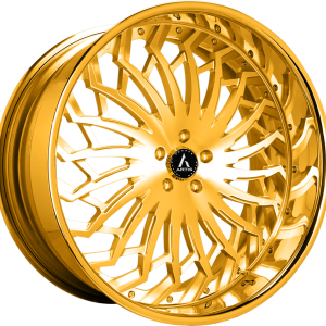 24″ ARTIS FORGED SPARTACUS M GOLD FINISH RIMS