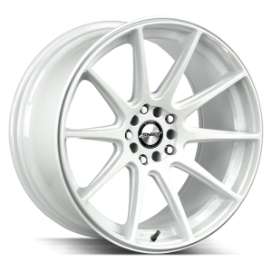 18″ SHIFT WHEELS GEAR WHITE RIMS