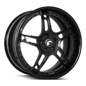 24″ FORGIATO WHEELS AFFILATO SATIN BLACK FORGED FINISH RIMS