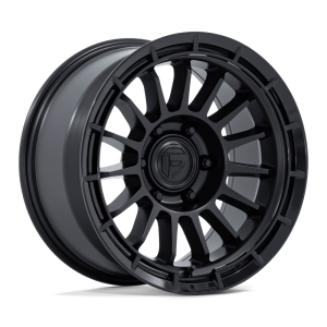 20″ FUEL WHEELS FC905 ASCEND MATTE BLACK GLOSS BLACK LIP OFF-ROAD RIMS