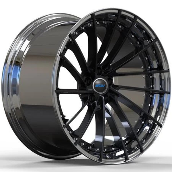 For Mercedes Benz GLC Forged 2 Piece Wheels 20inch Rotational Custom Stepped Lips Rims
