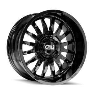 22″ CALI WHEELS SUMMIT 9110 GLOSS BLACK FINISH RIMS