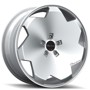 24″ GIOVANNA WHEELS MASISS MACHINED SILVER RIMS