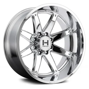 20″ HOSTILE WHEELS H109 ALPHA CHROME FINISH RIMS