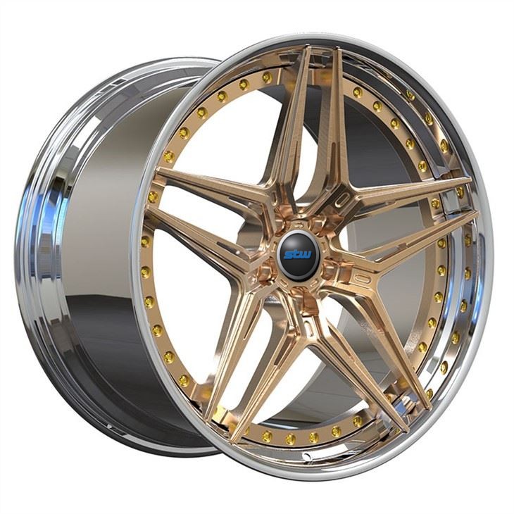 Heavy Duty Light Custom 2-PC Forged Aluminum Alloy Rims 20 21 inch For Sport Cars Audi RS 6 BMW M4