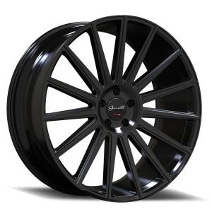 22″ GIANELLE WHEELS VERDI GLOSS BLACK FINISH RIMS