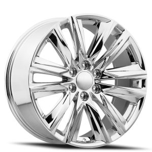 22″ FACTORY REPRODUCTION CADILLAC ESCALADE SPORT WHEELS FR 90 CHROME FINISH RIMS