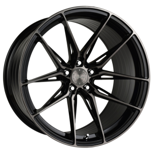 20″ VERTINI WHEELS RFS1.3 BRUSHED DUAL BLACK FLOW FORMED FINISH RIMS