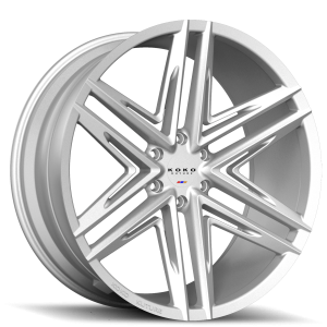 26″ KOKO KUTURE WHEELS VETSE GLOSS SILVER FINISH RIMS