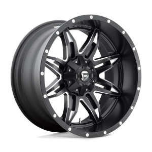 17″ FUEL WHEELS D567 LETHAL BLACK MILLED FINISH OFF-ROAD RIMS