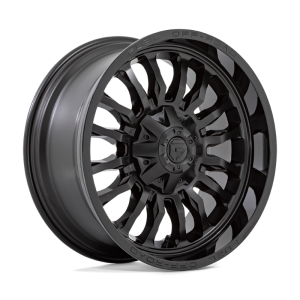 20″ FUEL WHEELS D796 ARC MATTE BLACK GLOSS BLACK LIP OFF-ROAD RIMS