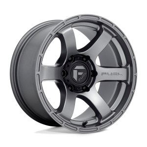 20″ FUEL WHEELS D767 RUSH MATTE GUNMETAL OFF-ROAD RIMS