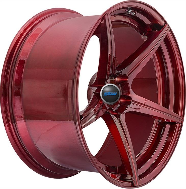 Custom Dark Red 21 Rims 2-PC Forged Aluminum Wheels For Ferarri 458 Alloy Rims
