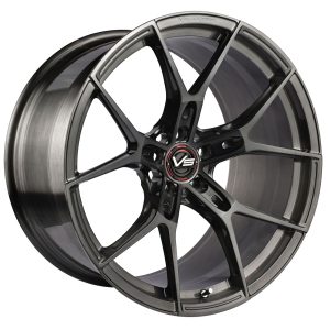 20″ VS FORGED WHEELS VF01 BRUSHED TITANIUM MONOBLOCK FORGED FINISH RIMS PAKAGE TIRES Advanta HPZ 275-30-20