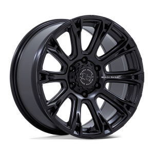18″ BLACK RHINO WHEELS DIAMONDBACK BR020 MATTE BLACK OFF-ROAD RIMS