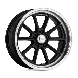 20″ AMERICAN RACING WHEELS VINTAGE VN510 DRAFT GLOSS BLACK DIAMOND CUT LIP RIMS