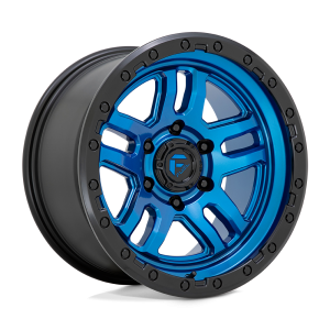 17″ FUEL WHEELS D790 AMMO BLUE WITH BLACK LIP OFF-ROAD RIMS