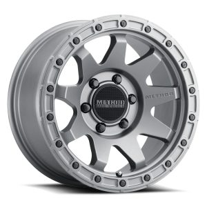 18″ METHOD WHEELS MR317 TITANIUM FINISH RIMS