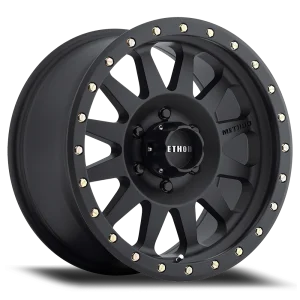 17″ METHOD WHEELS MR304 DOUBLE STANDARD MATTE BLACK FINISH RIMS