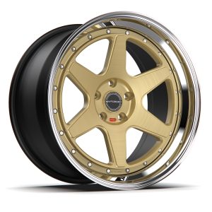 19″ MV FORGED WHEELS HS61 HERITAGE SERIES BRONZE CENTER POLISHED LIP FINISH