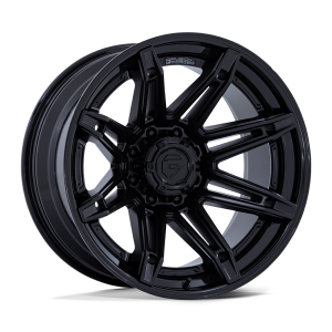 24″ FUEL WHEELS FC401 BRAWL MATTE BLACK GLOSS BLACK LIP OFF-ROAD FUSION FORGED RIMS