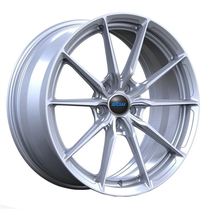 Silver Monoblock Forged 1 Piece Black Car Wheels Alloy Custom Directional Deep Dish Auto Rims